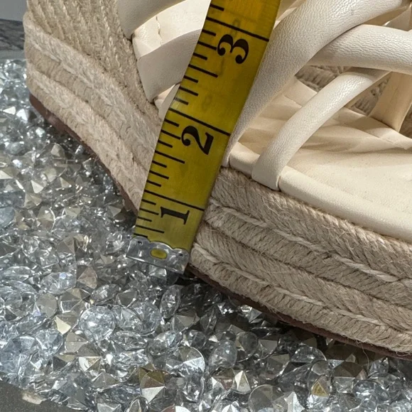 Circus by Sam Edelman Women's Irene Strappy espadrilles Tan Wedge Sandals NEW 10 - Picture 11 of 14